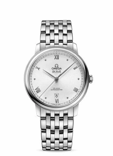 Omega De Ville Prestige Co-Axial 39.5 Stainless Steel / Silver Sunburst / Bracelet 424.10.40.20.02.007 (42410402002007)